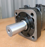 LSHT Hydraulic Motor - 15.41 in³/rev - SAE "A" 4-bolt - 1" Woodruff - SAE Ports - BMRSZ-250-H4-K-S