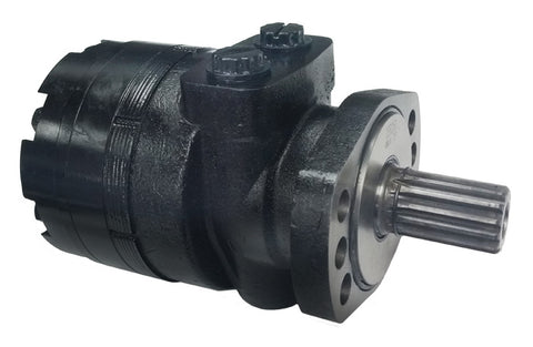 LSHT Hydraulic Motor - 32.94 in³/rev - Magneto - 14T Spline - SAE Ports - CCW - BMER-2-540-FS-FD1-S-R