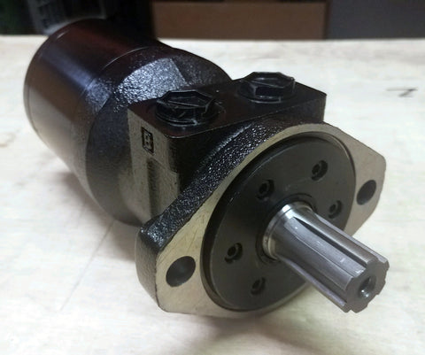 LSHT Hydraulic Motor - 24.53 in³/rev - SAE "A" 2-bolt Flange - 6B Spline Shaft - SAE Ports - BMRS-400-H4A11Y5