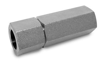 In-Line Check Valve - Hard Seat Seal - 1/2" NPT FxF - 65 lb crack - HSP-1000-4-65